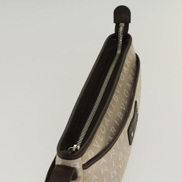 Bulgari Beige Canvas Shoulder Bag (Pre-Owned) - Picture 4 of 16